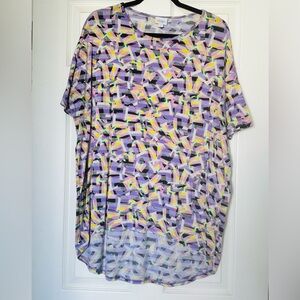 LuLaRoe Multicolor Geometric T-Shirt